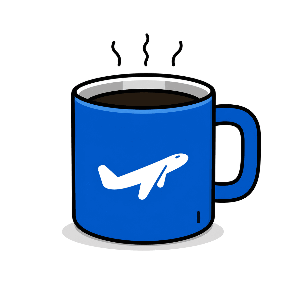 Tasse mit Planungspiloten-Logo